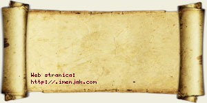 Matija Bačević vizit kartica